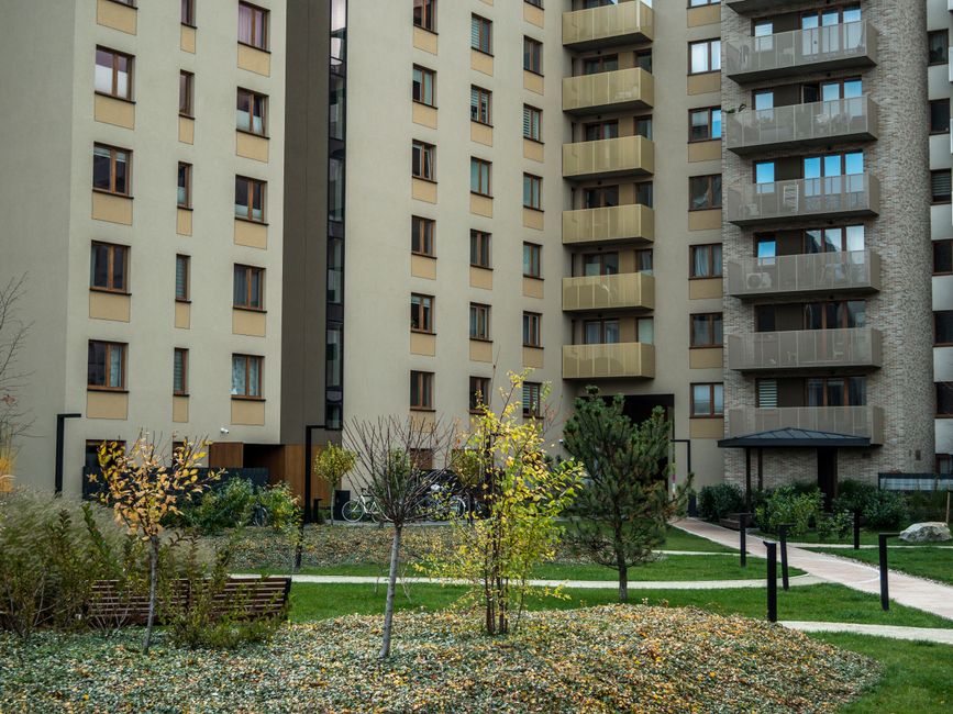 Vnútroblok bytového domu, Nitra